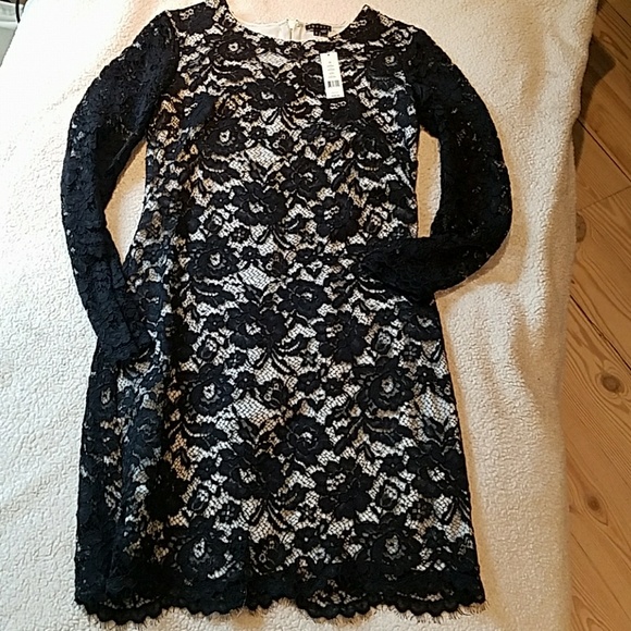 🆕️Theory Marique black lace dress size 10 - Picture 4 of 7